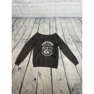 Chaser Heart Vintage Marky Ramone Decondtructed Sweatshirt